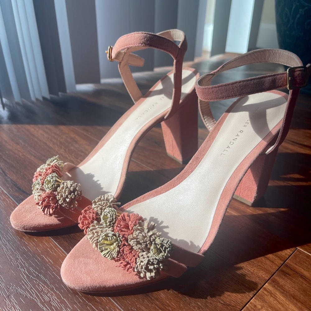 Pink Layla heels-designer